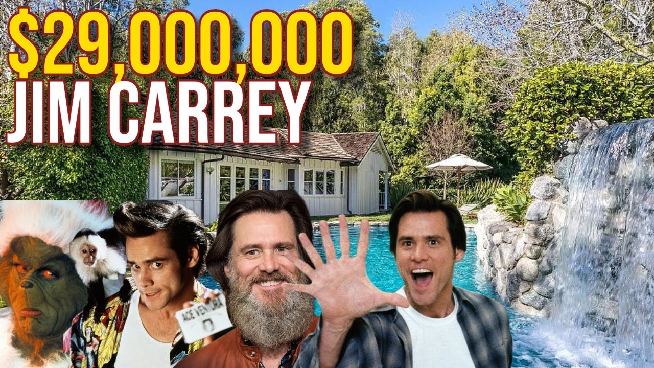 Actor Jim Carrey's $29,000,000 2 Acre Mega Mansion