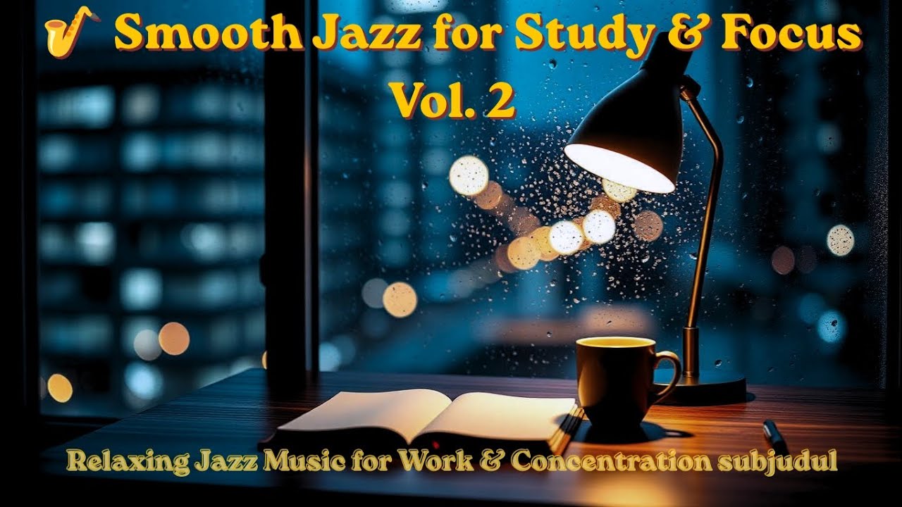 🎷 Smooth Jazz for Study & Focus Vol. 2 | Relaxing Jazz Music for Work & Concentration