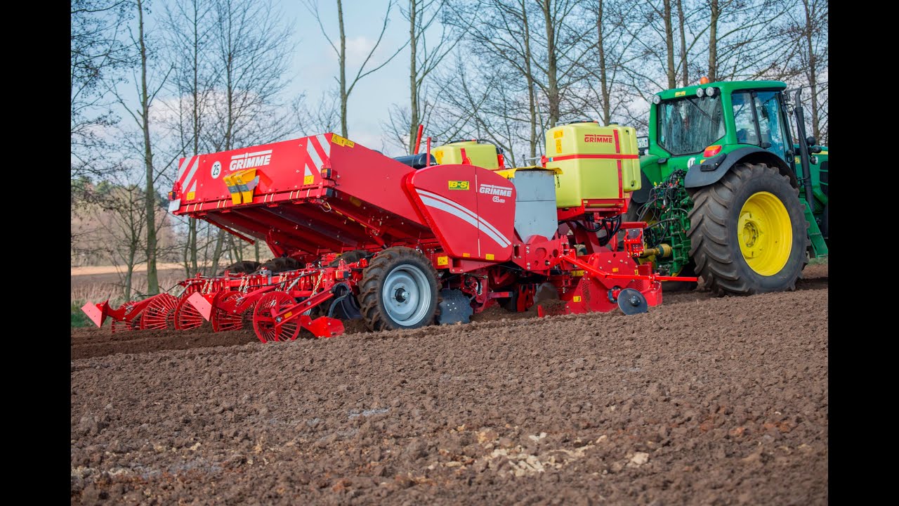 GRIMME GL 430 & GR 300 | Potato Planter & Rotary Tiller with new tank system