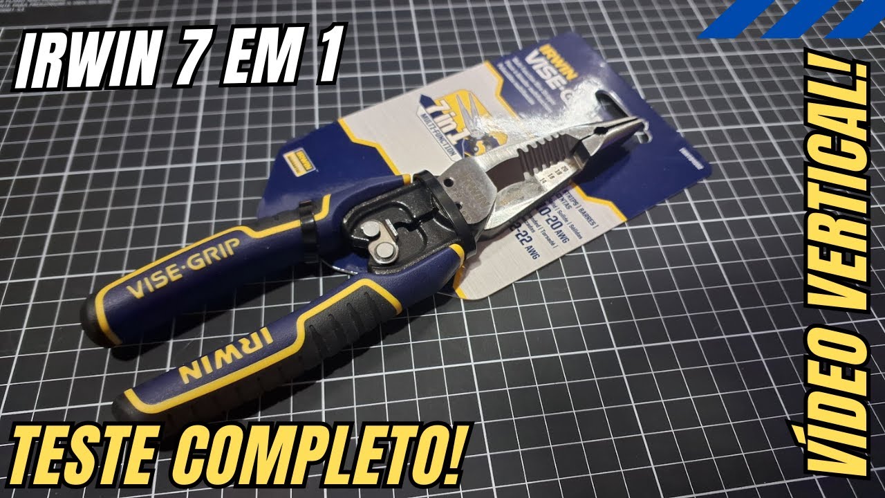 Teste Alicate 7 em 1 8'' IRWIN #livecomyoutube