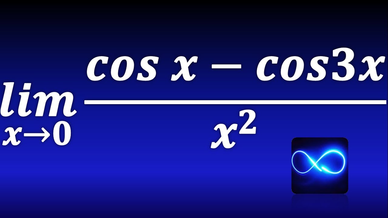 94. Тригонометрический предел cos x - cos 3x между x ^ 2