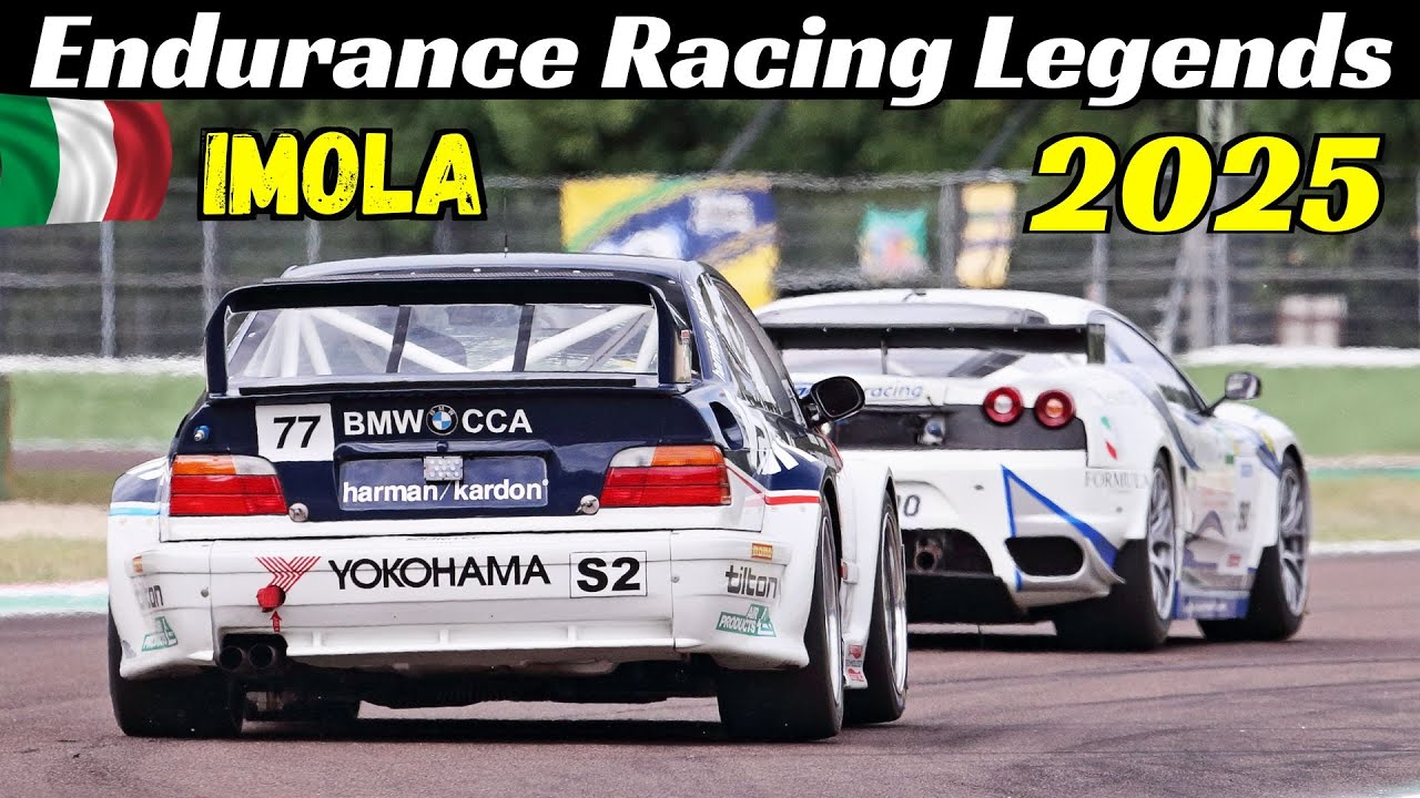 Endurance Racing Legends 2025 at Imola Circuit - Porsche 993 GT2, Ferrari 430 GTC, Mosler MT900 R