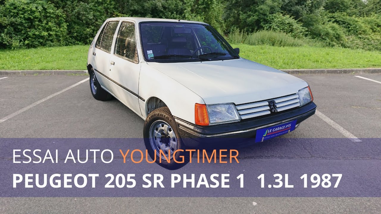 TEST AUTO YOUNGTIMER - PEUGEOT 205 1.3 SR 1986