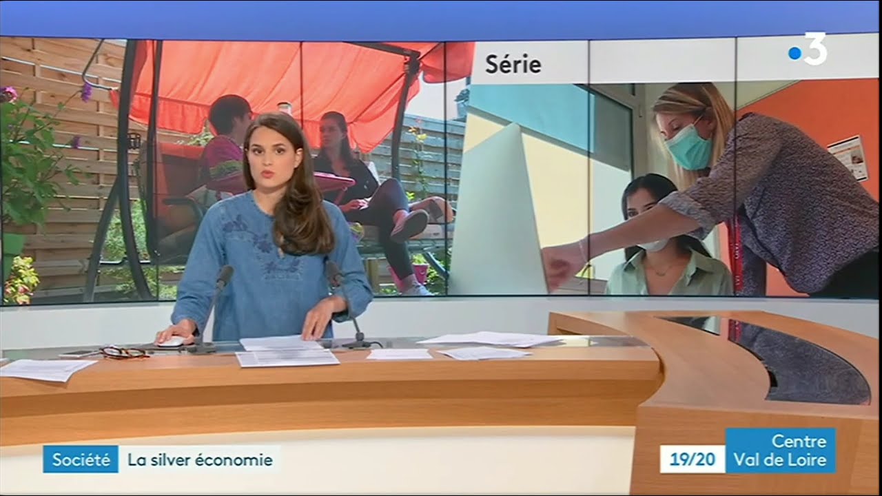 COLIBREE Intergeneration au JT de FRANCE 3