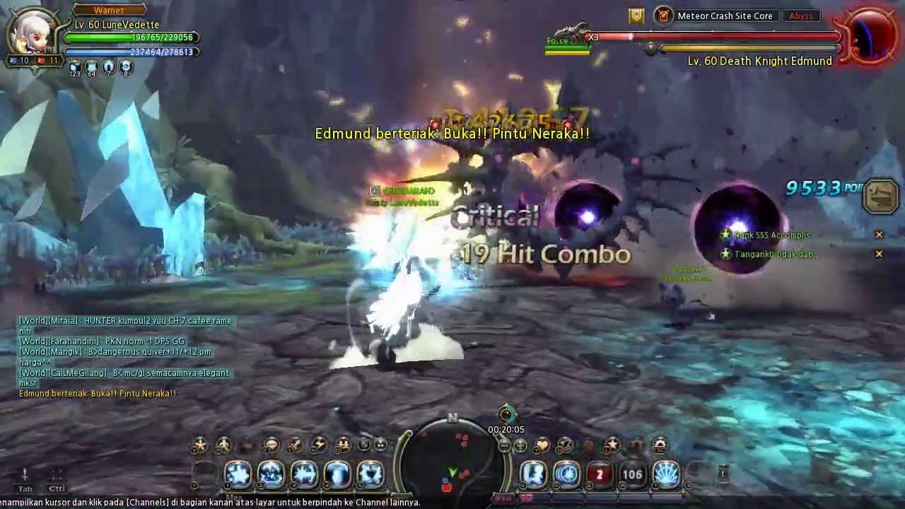 Dragon Nest INA Lvl 60 Smasher - Meteor Crash Site Core Abyss