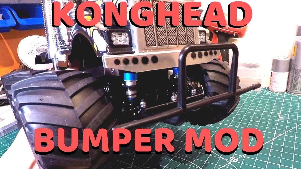 Tamiya Konghead/King Yellow Bumper Fix / Upgrade / Mod and Tamiya hop up 54695