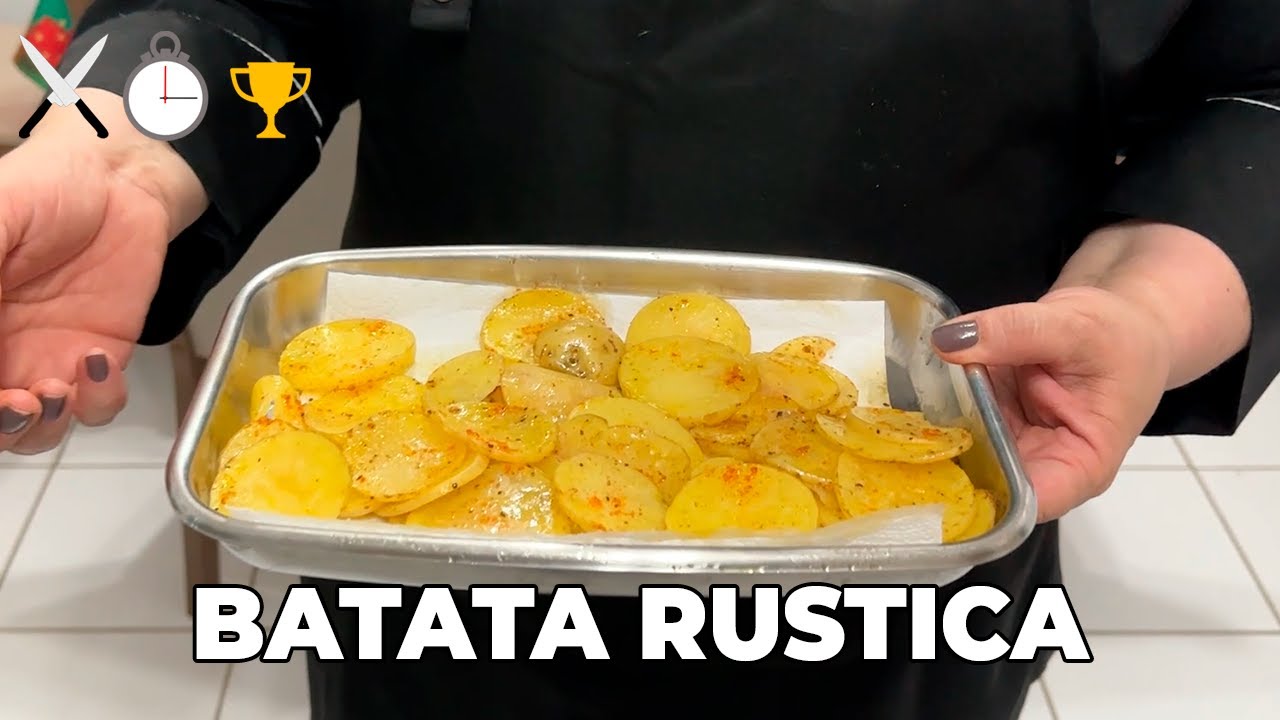 Como Fazer Batata Rustica - Cozinha em Tempo Recorde