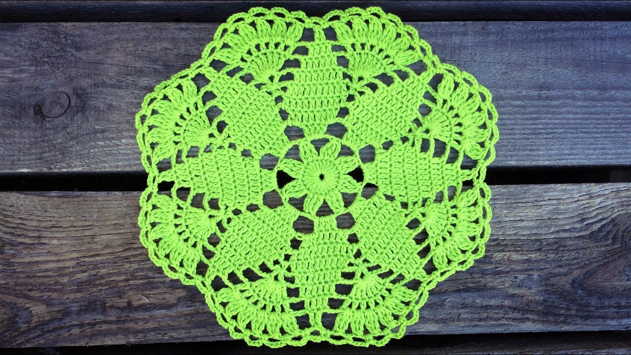 Easy Crochet Vibrant Summer Doily Tutorial