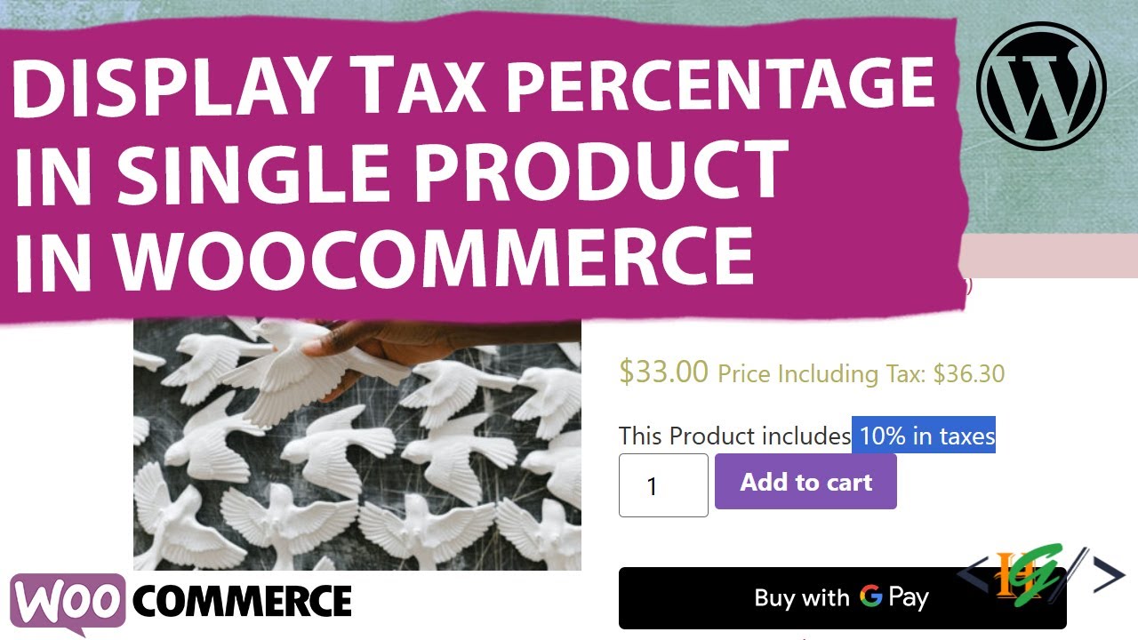 How to Display Tax Percentage on Single Product Pages in WooCommerce WordPress
