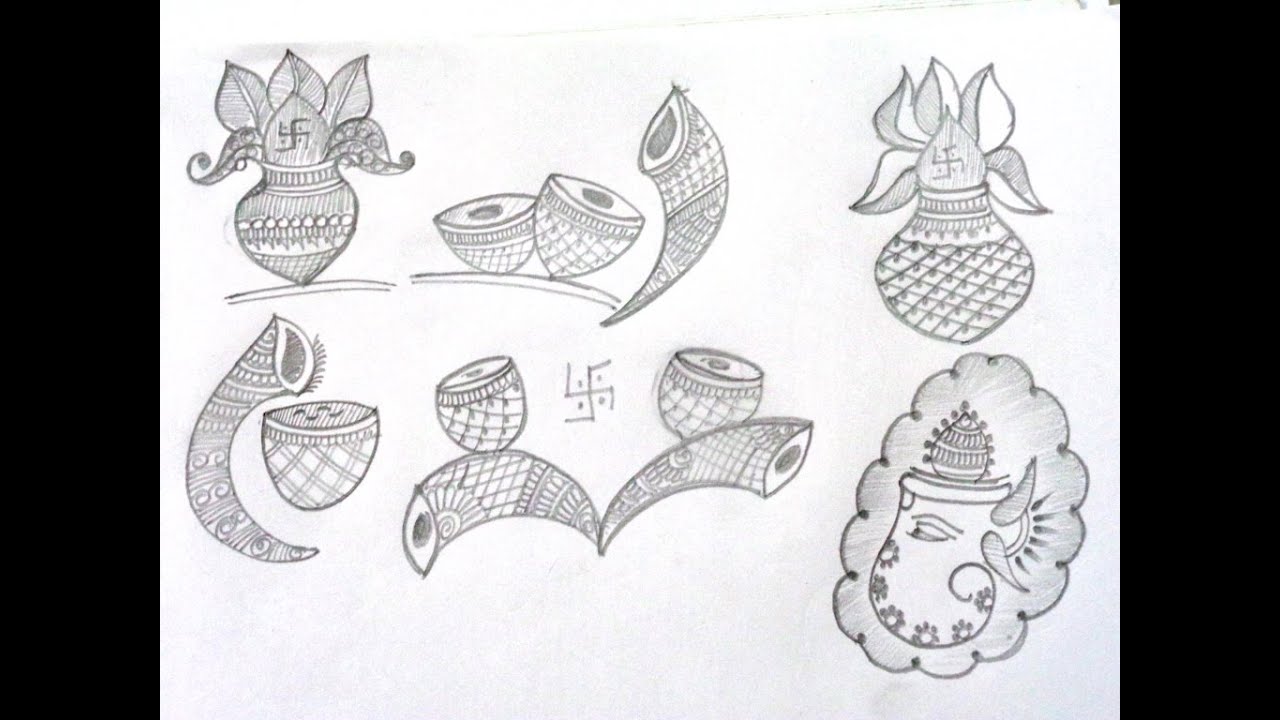 bridal mehndi design shapes - S11