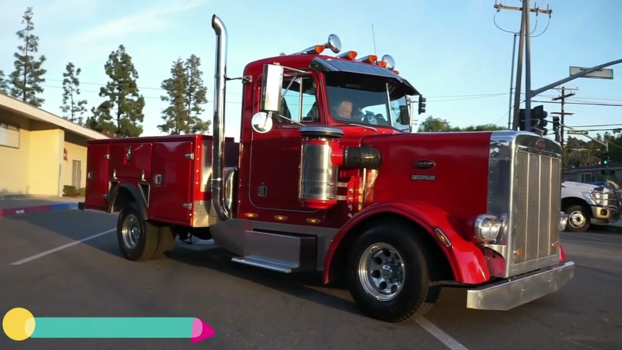 Миниатюрный дизельный пикап Peterbilt 359 / 379 / 389 ~ Полуприцеп F350 грузоподъемностью 1 тонна...