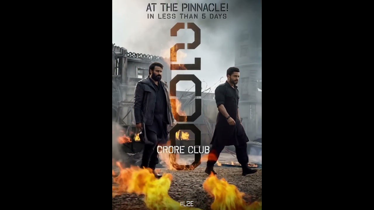 #Empuraan 5 Days Worldwide Gross ₹201.8cr🔥💥 #mohanlal #prithviraj #muraligopi #le2 #lucifer 🔥🔥🔥