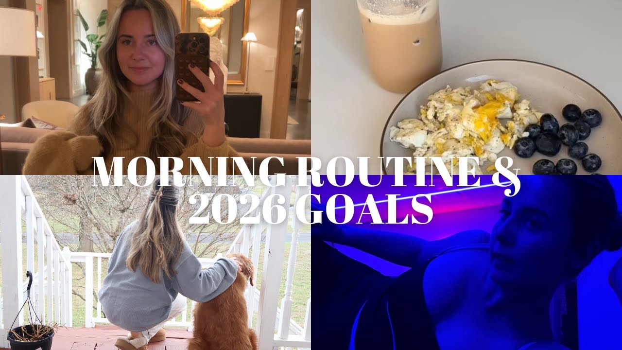 6AM Morning Routine, Workout, 2026 Goals & Lifestyle Vlog
