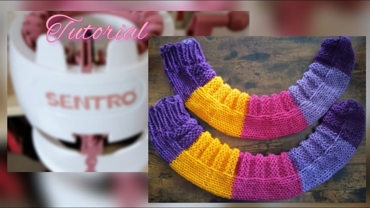 2. Advent: So machst du Bananensocken auf deiner Strickmaschine - fersenlose Socken
