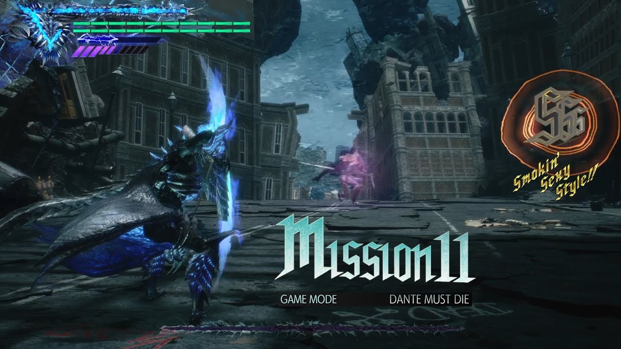 DMC5SE-Vergil-mission11(DMD)- S Rank-No Damage
