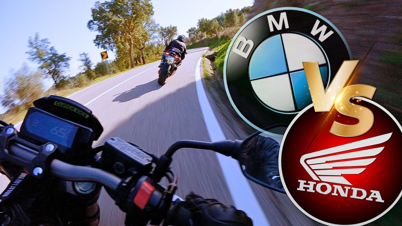 HONDA VS BMW | HONDA CB650R CHASING AND GAPING BMW S1000RR