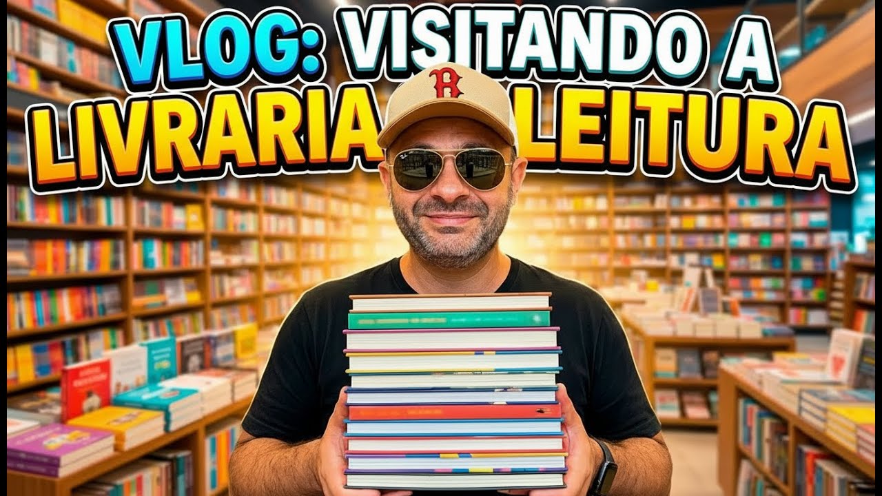 Vlog: Visitando a livraria Leitura