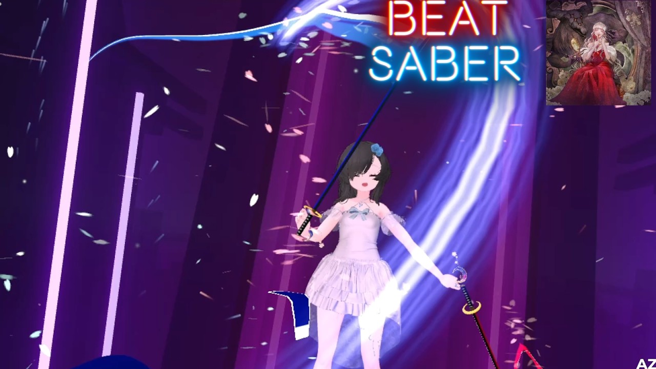 【ビートセイバー】【カメラスクリプト】AZAZEL - 哀乃 (Expert＋(mirror))(カメラスクリプト差し替え)／ Mapper iZU
