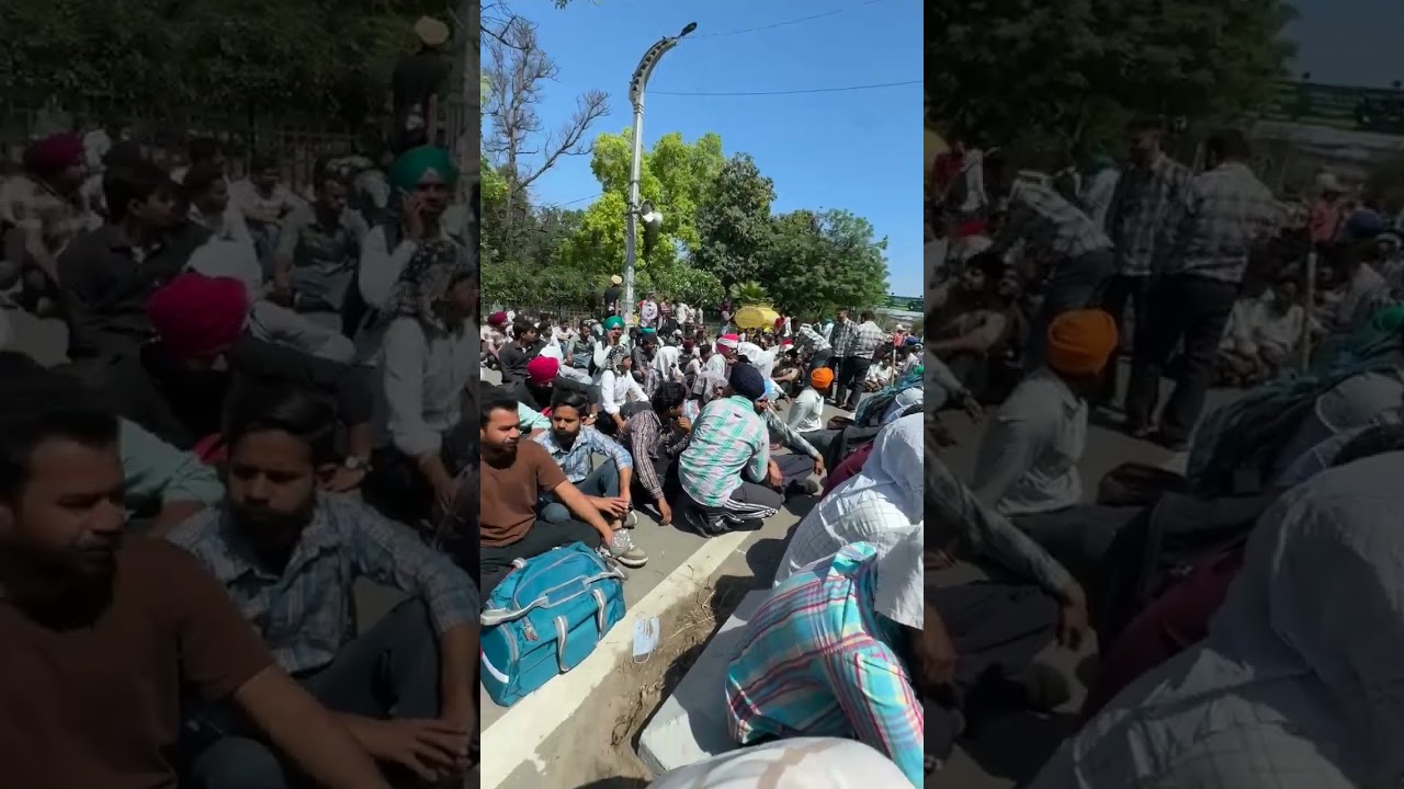 PSPCL APPRENTICESHIP UNION PROTEST HEAD OFFICE PATIALA