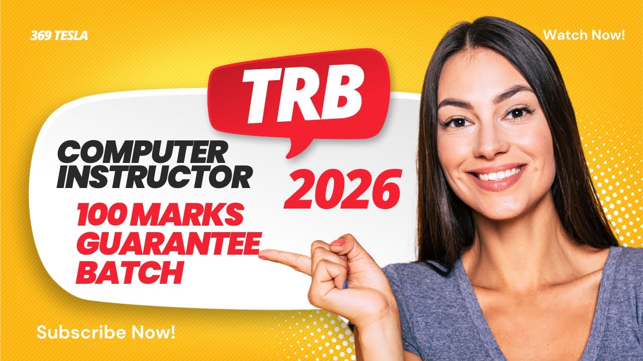 🔥 TRB Computer Instructor 2026 &ndash; 100 Marks Guarantee Batch