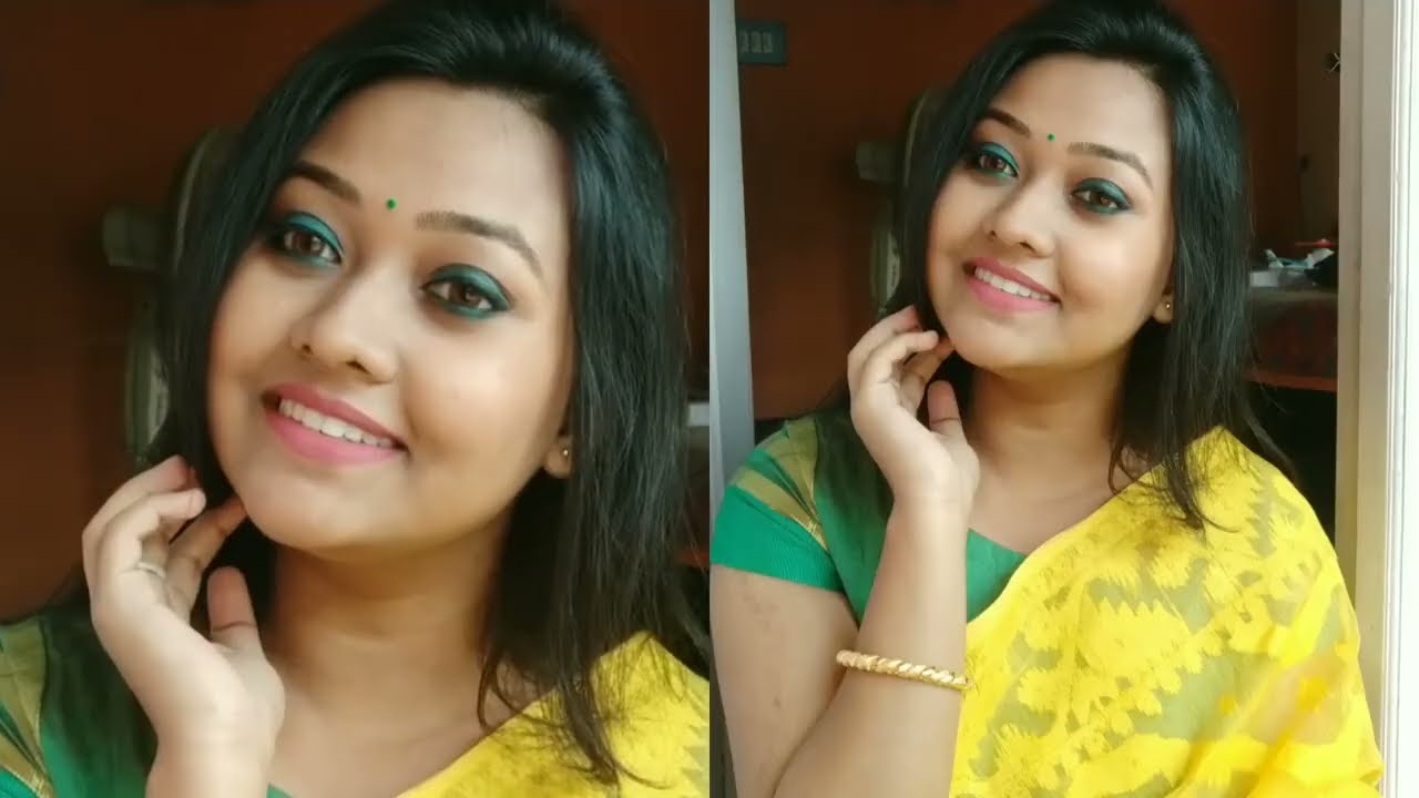 2020 র সেই ২০ বছরের মেয়েটা সরস্বতী পুজোয় এই লুক টা করেছিল 🌺 যারা পুরনো নীলাক্ষী কে মিস করো 🙃