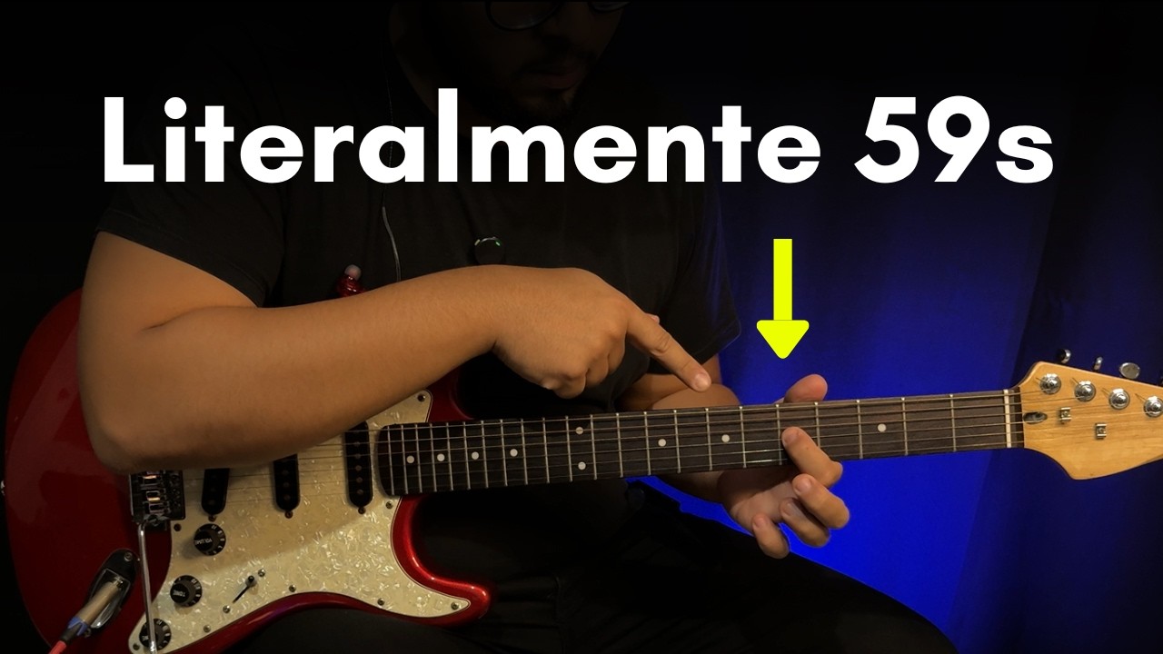 como improvisar na guitarra em 59 segundos...