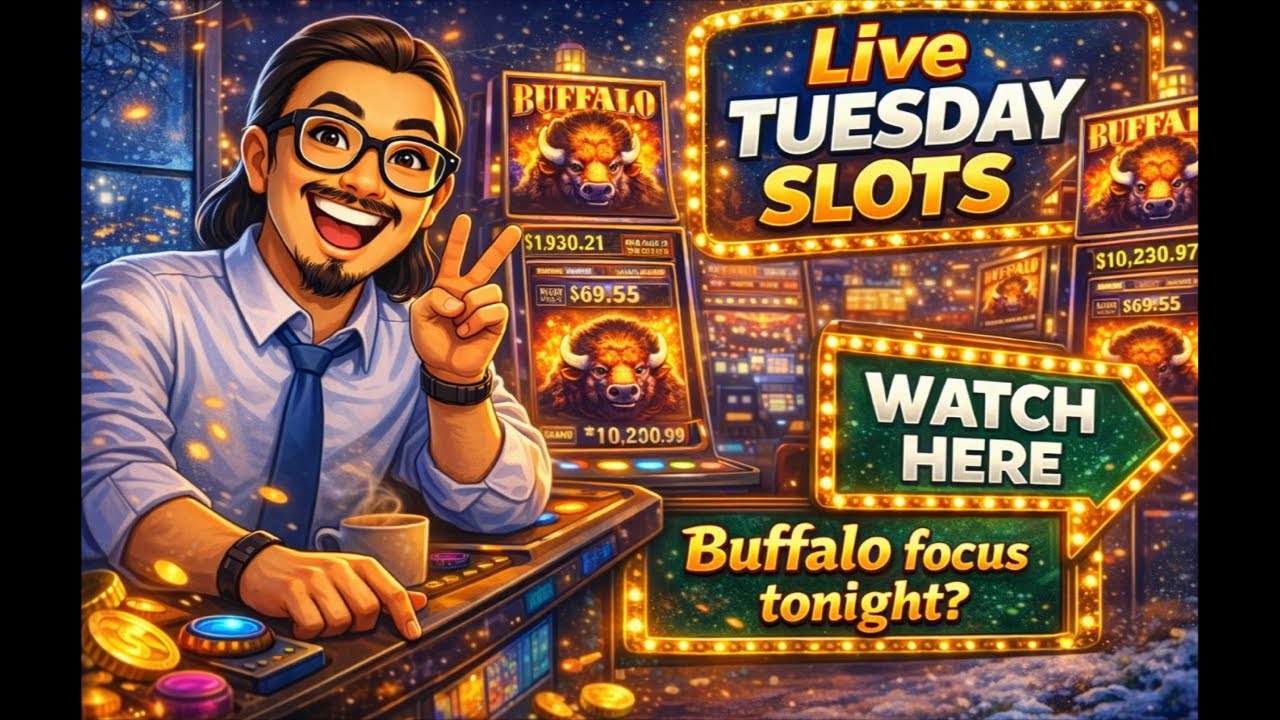 LIVE Slot - Tuesday Night Can We Hit 1500 SUB?!