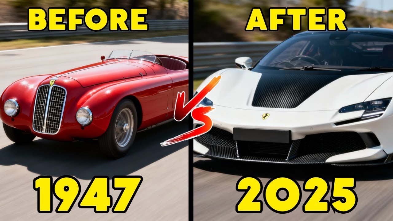 Ferrari Evolution: 78 Years of Supercars | 4K Realistic Transformation