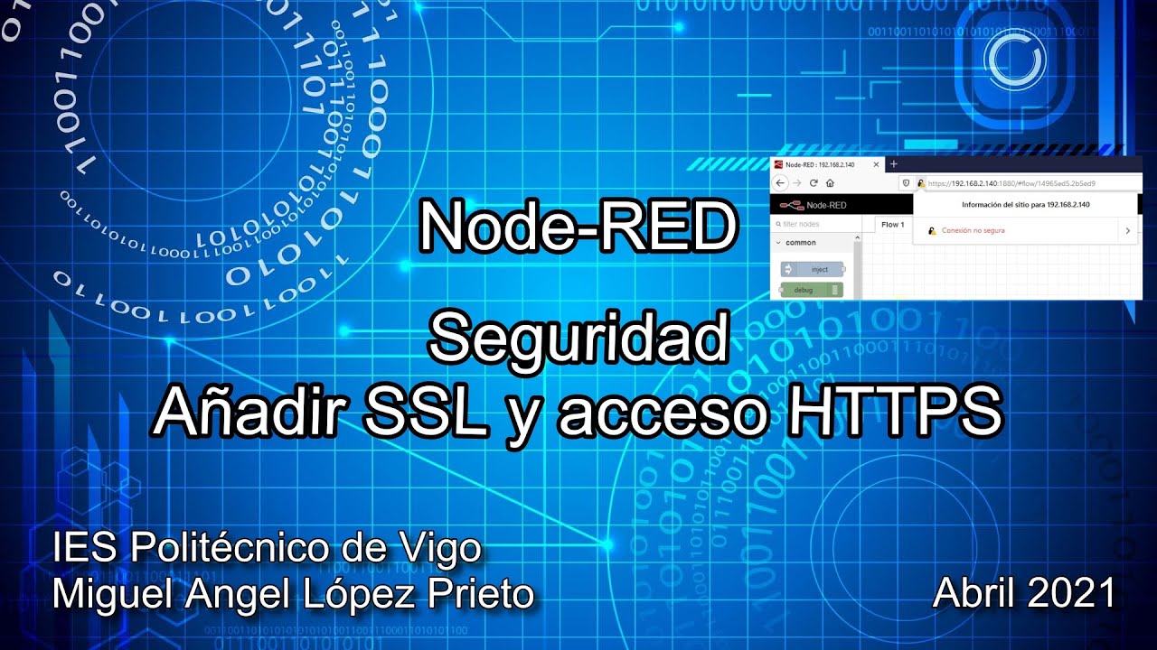 Node-RED Certificados SSL y acceso HTTPS