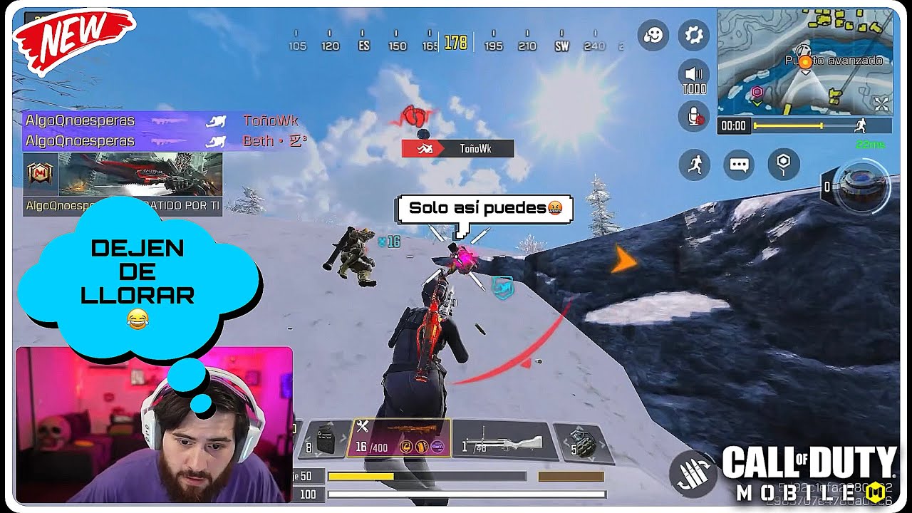 LE SALIERON TOXICOS y LLORONES AL OSO🤢|CALL OF DUTY MOBILE|