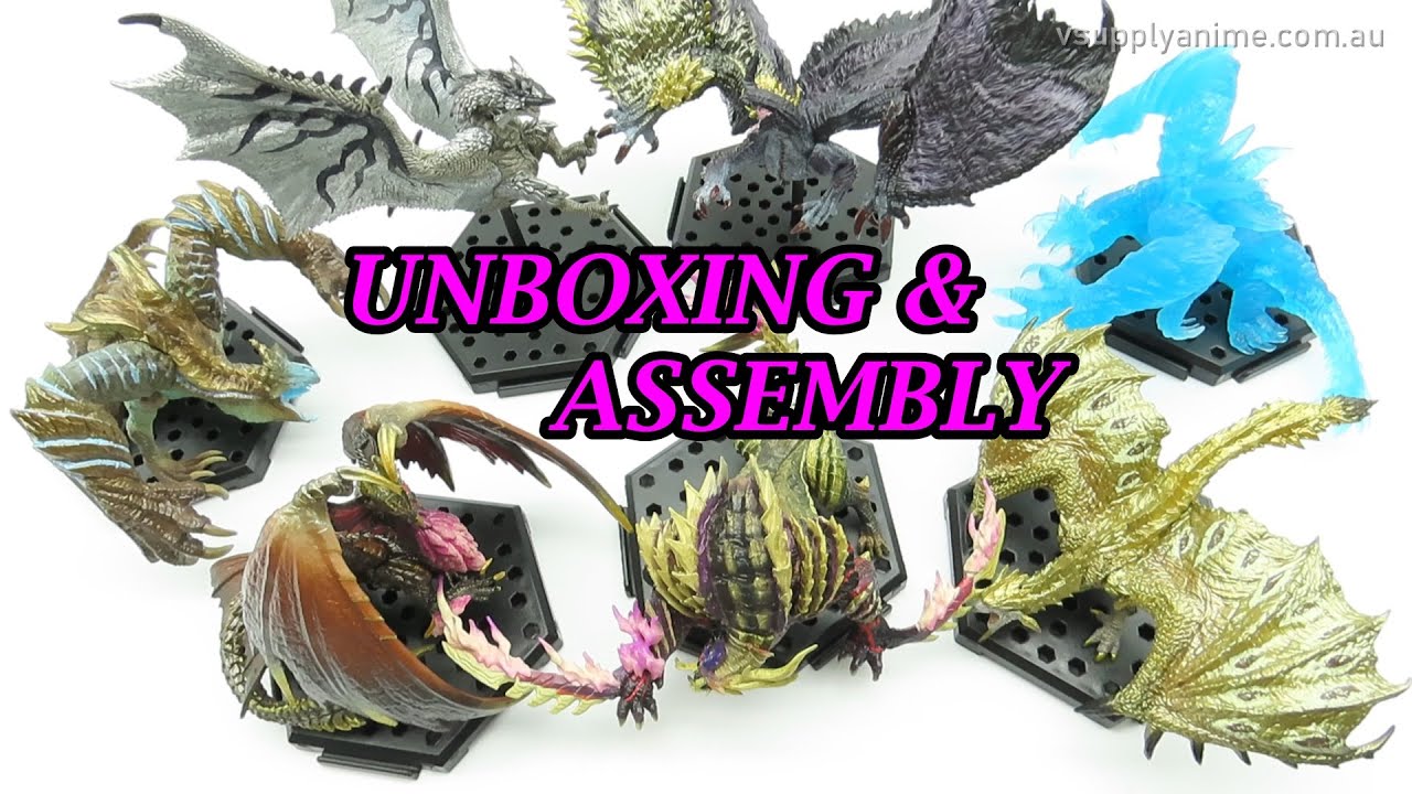 Unboxing Full Set Monster Hunter Figure Builder Standard Model Plus Vol.25 CAPCOM
