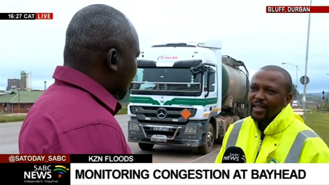 KZN FLOODS | Truck drivers frustrated due to congestion at the Bayhead Road