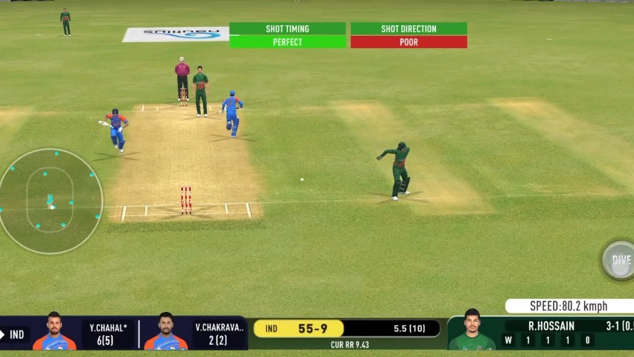 India vs Bangladesh | Litton Das Unbelievable Run out | Real Cricket swipe #video #cricket #gaming