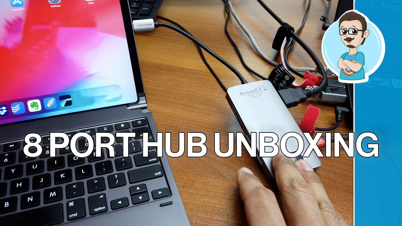EZQuest USB-C Multimedia 8 Port Hub Unboxing!