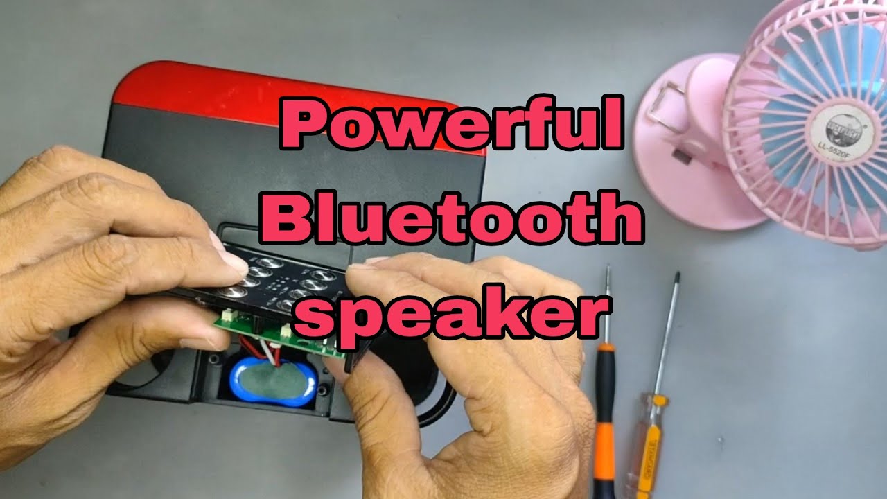 Repair and tips on Powerful Bluetooth speaker YS 203