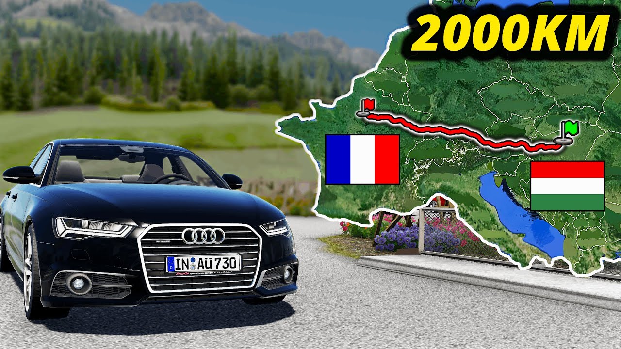 ETS2 Longest Road Trip (Budapest to Paris) Hungary to France | Euro Truck Simulator 2