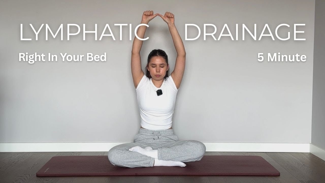 5 Min Lymphatic Drainage In Your Bed Right When You Wake Up