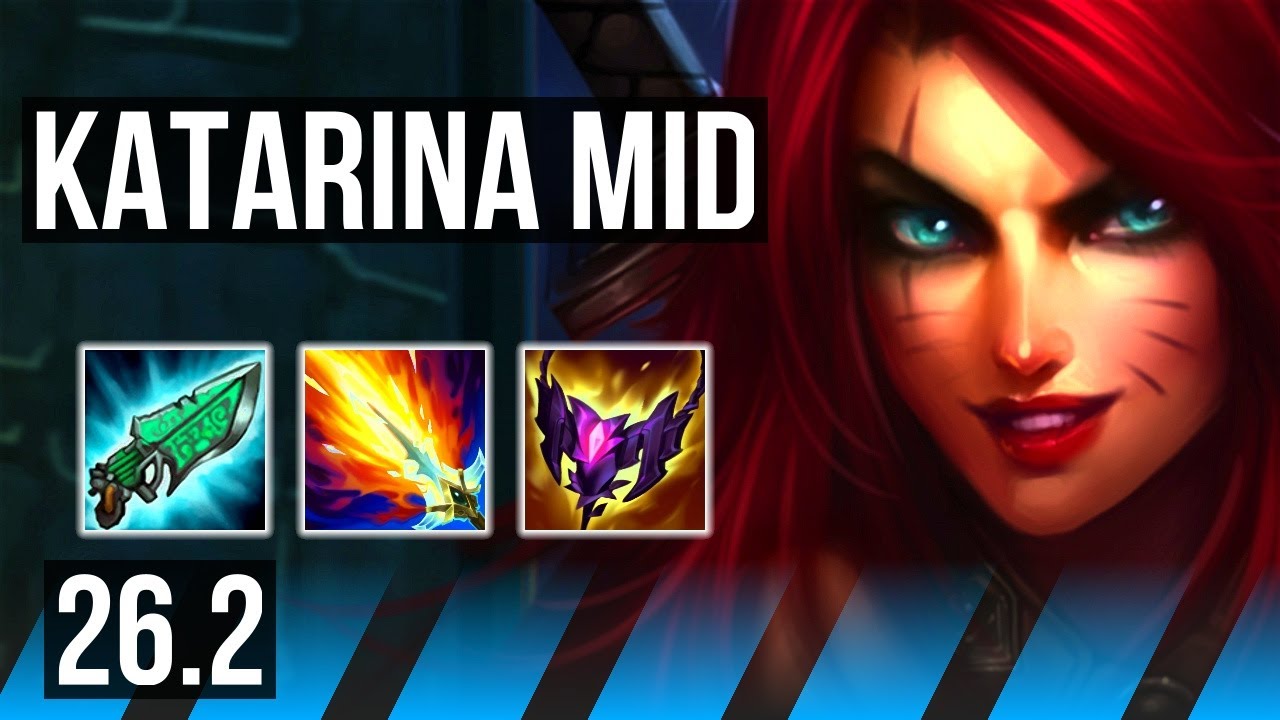 KATARINA vs SYNDRA (MID) | KR Grandmaster | 26.2