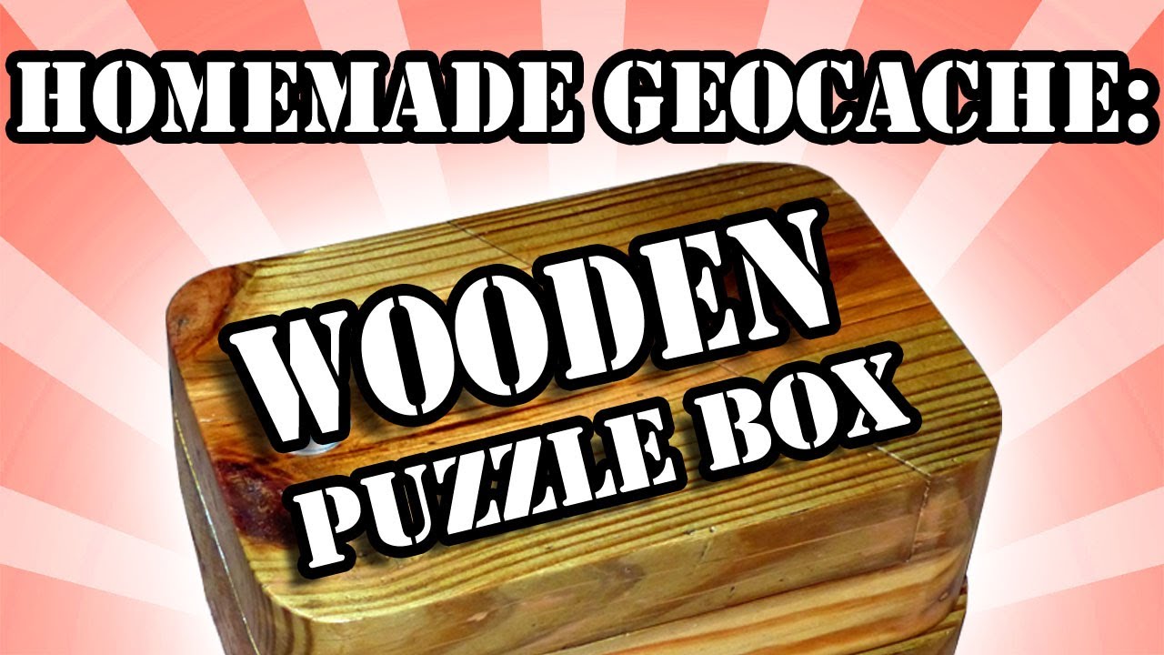 Homemade Puzzle-Box GEOCACHE
