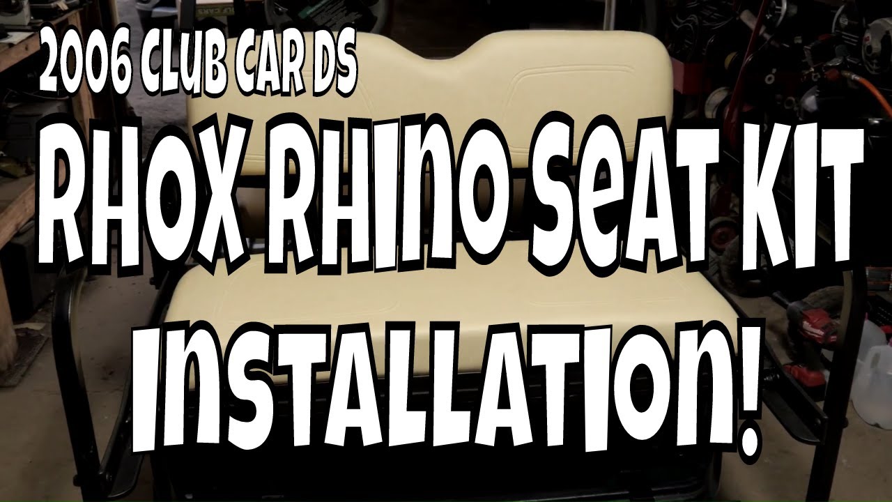 2006 Club Car DS, 48 Volt Electric - Rear Seat Kit Installation