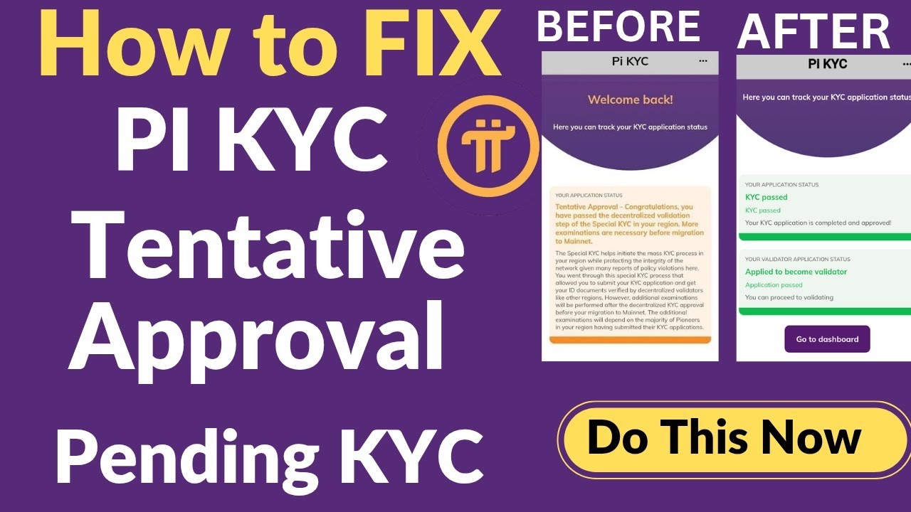 How to fix PI KYC Tentative Approval - The only solution