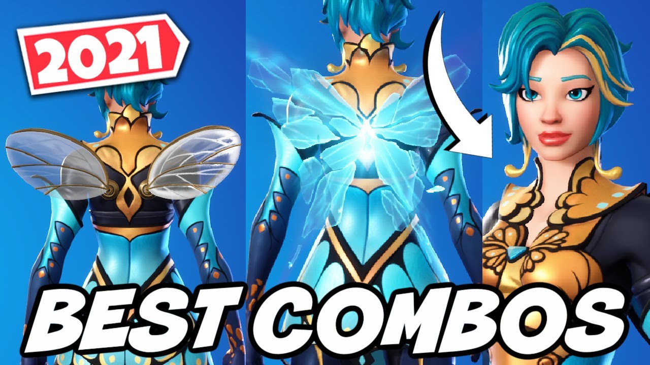 BEST COMBOS FOR THE FLUTTER SKIN (2021 UPDATED)! - Fortnite