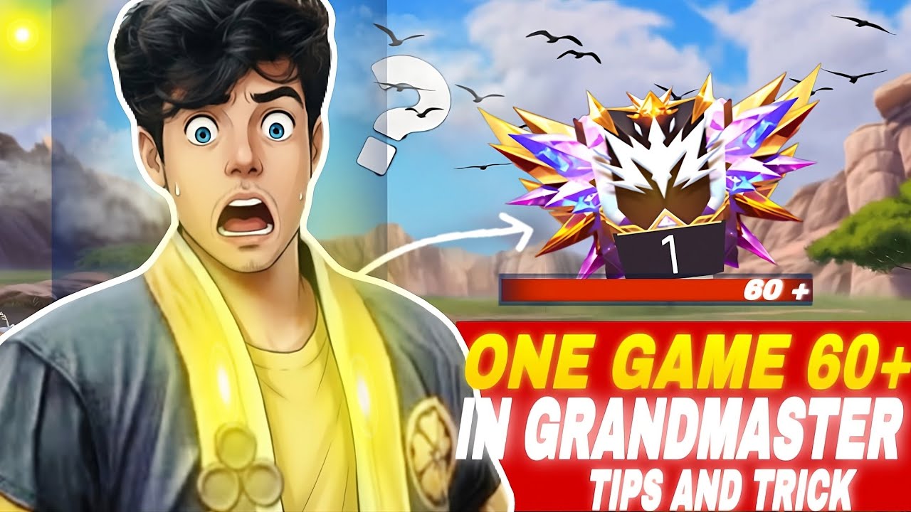 GRANDMASTER SECRET! 😱 How to Get Full Plus in Free Fire BR Rank | +66 Plus Trick (Solo/Duo/Squad)
