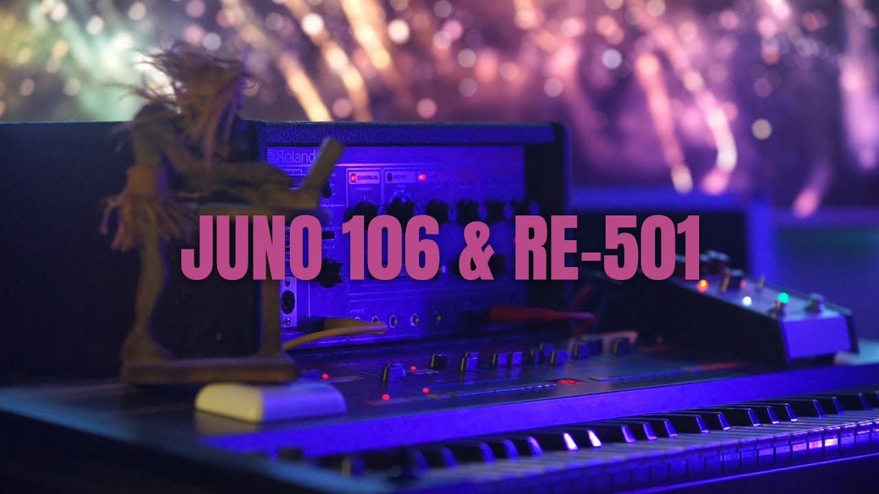 Roland JUNO-106 & RE-501 Ambient Improvisation