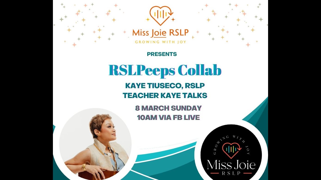 RSLPeeps Collab March 2026 with Teacher Kaye Talks