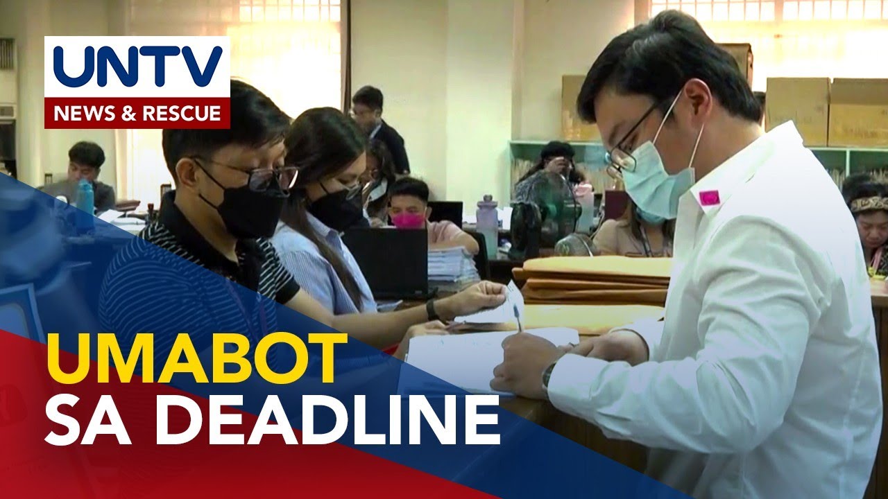6 presidential candidates sa 2022 polls, nagsumite na ng SOCE sa COMELEC