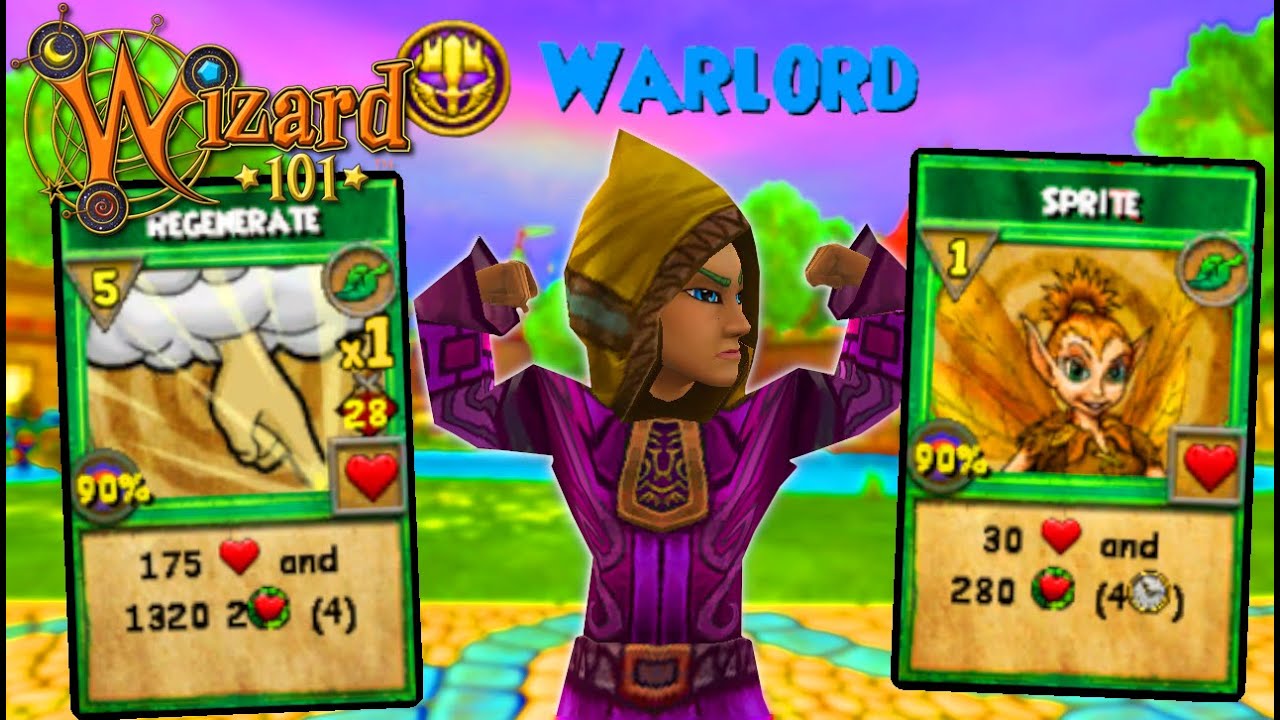 Wizard101 Fire PvP: спамер исцеления WARLORD