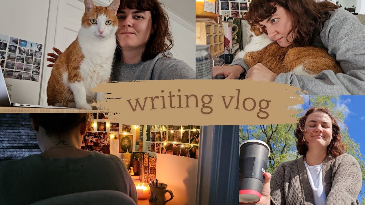 WRITING VLOG | hard scenes, the state of my manuscript & a book haul