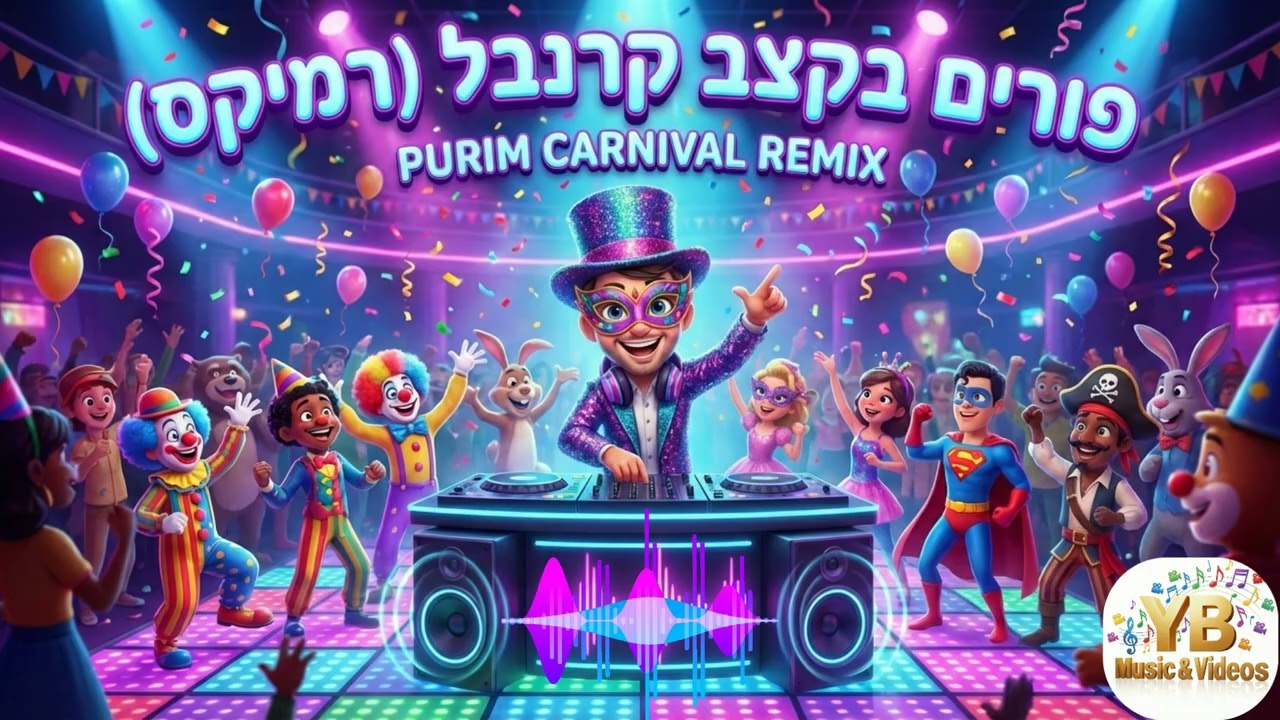פורים בקצב קרנבל (רמיקס) | Purim Carnival Remix | יוסף בללי