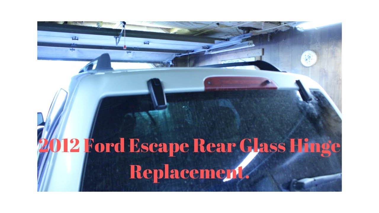 2012 Ford Escape Rear Glass Hinge Replacement.